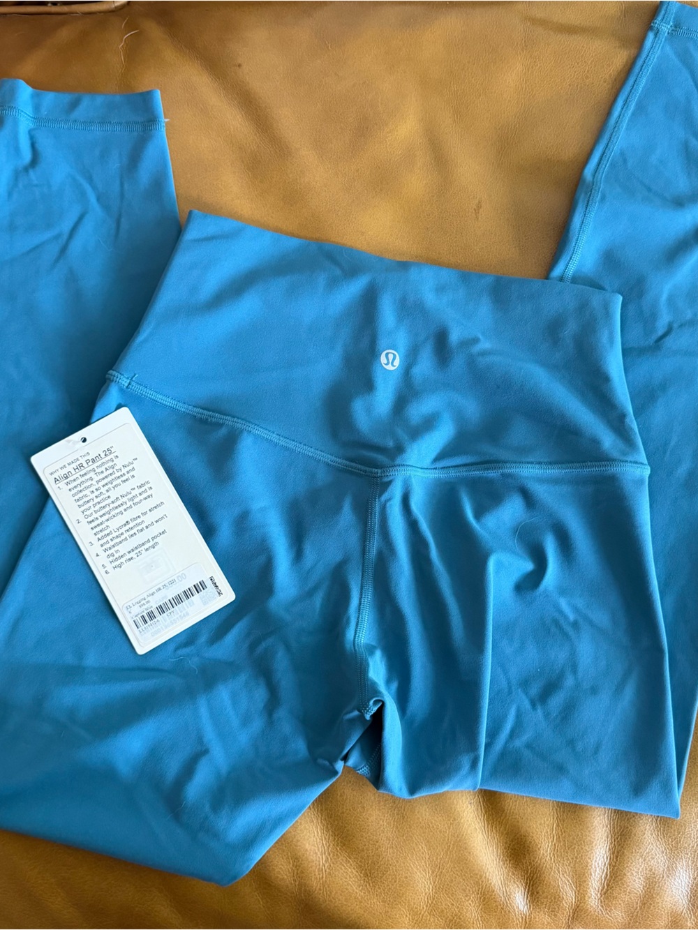 lululemon athletica Turquoise Align 25” Leggings 6